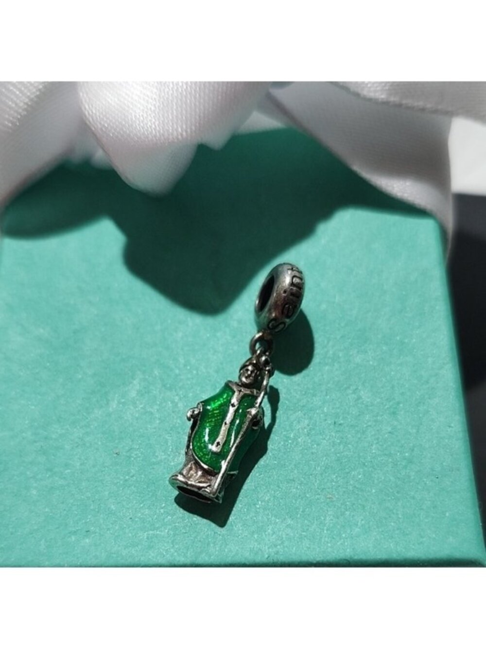 Tara's Diary Sterling Silver SAINT PATRICK Pendant Charm Ireland